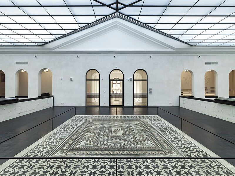Das Dionysosmosaik Kärnten Museum © Paul Ott
